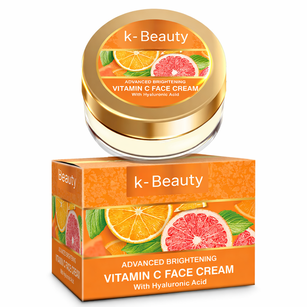 Drybins Vitamin C Advanced Brightening Daily Glow Moisturizing Face Cream for Radiant Skin