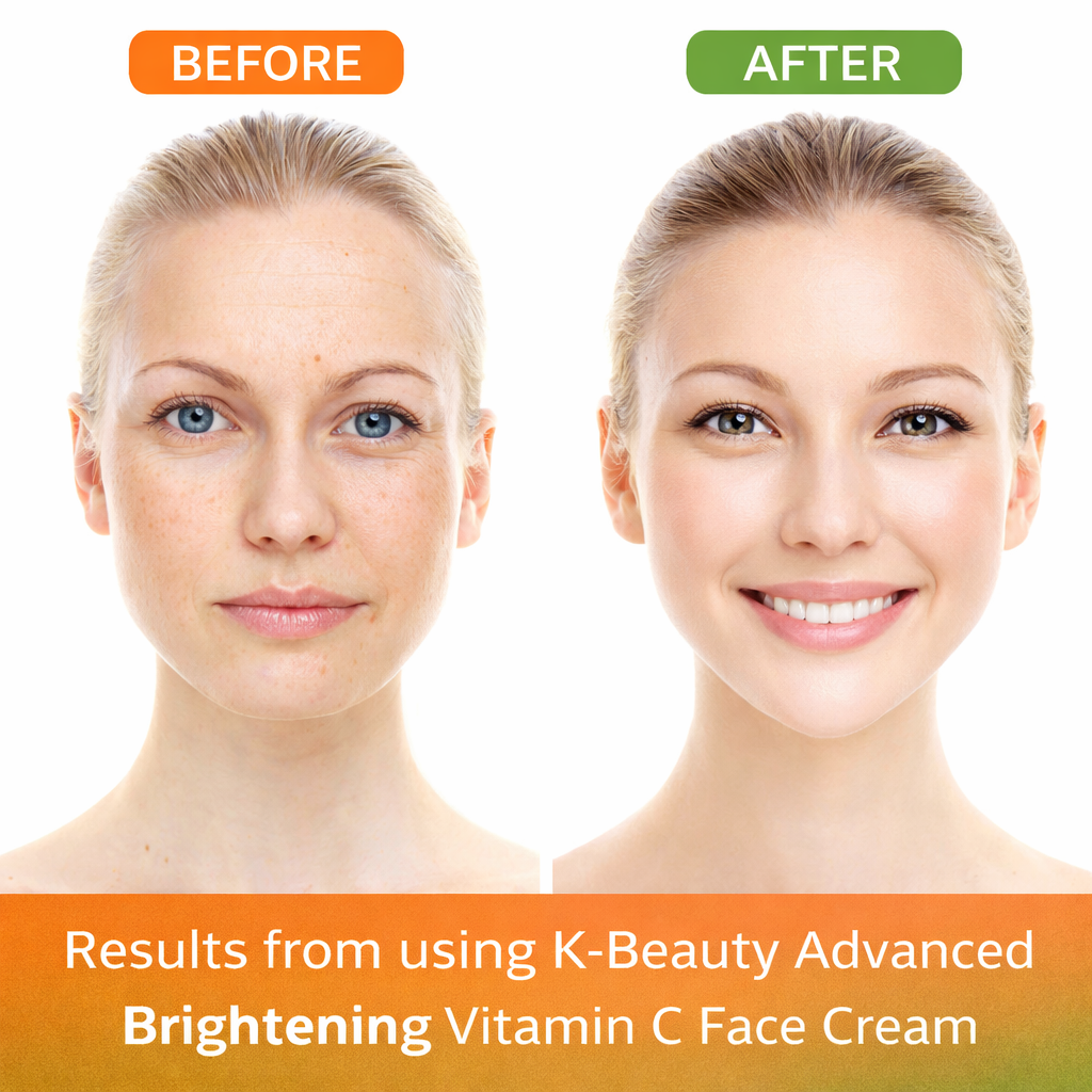 Drybins Vitamin C Advanced Brightening Daily Glow Moisturizing Face Cream for Radiant Skin